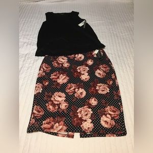 Skirt 97% polyester 3% spandex